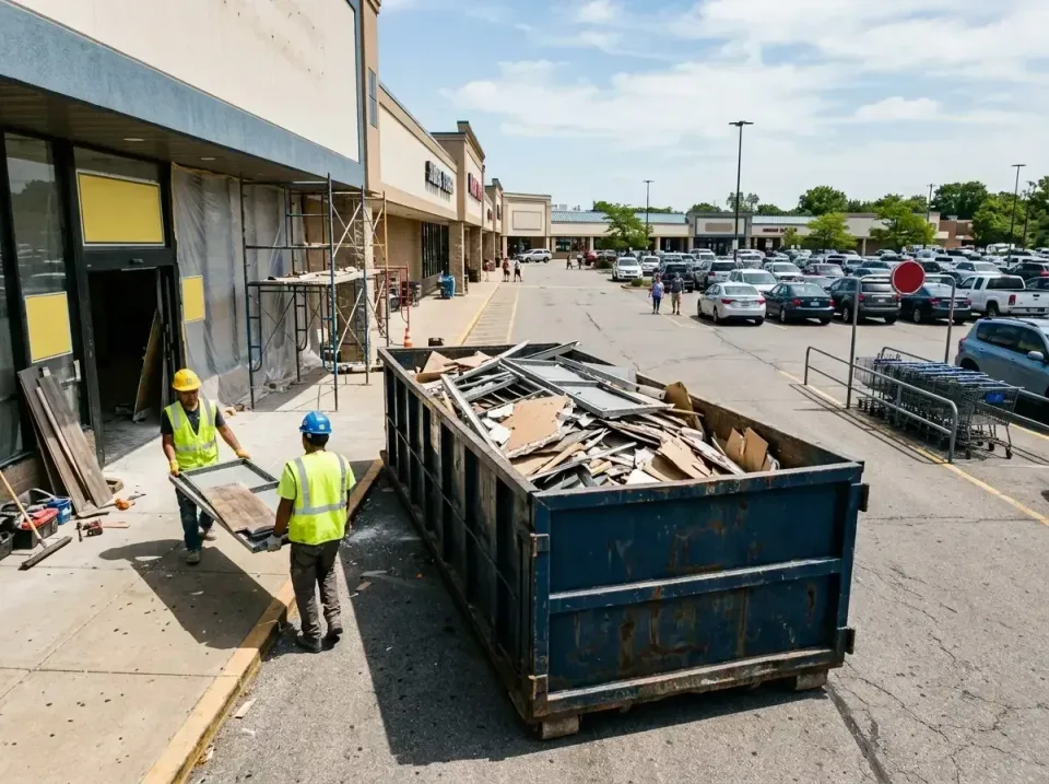 retail-store-renovation-debris-003 — frequently asked questions, Roll-off Dumpster Rentals in Gambrills, MD